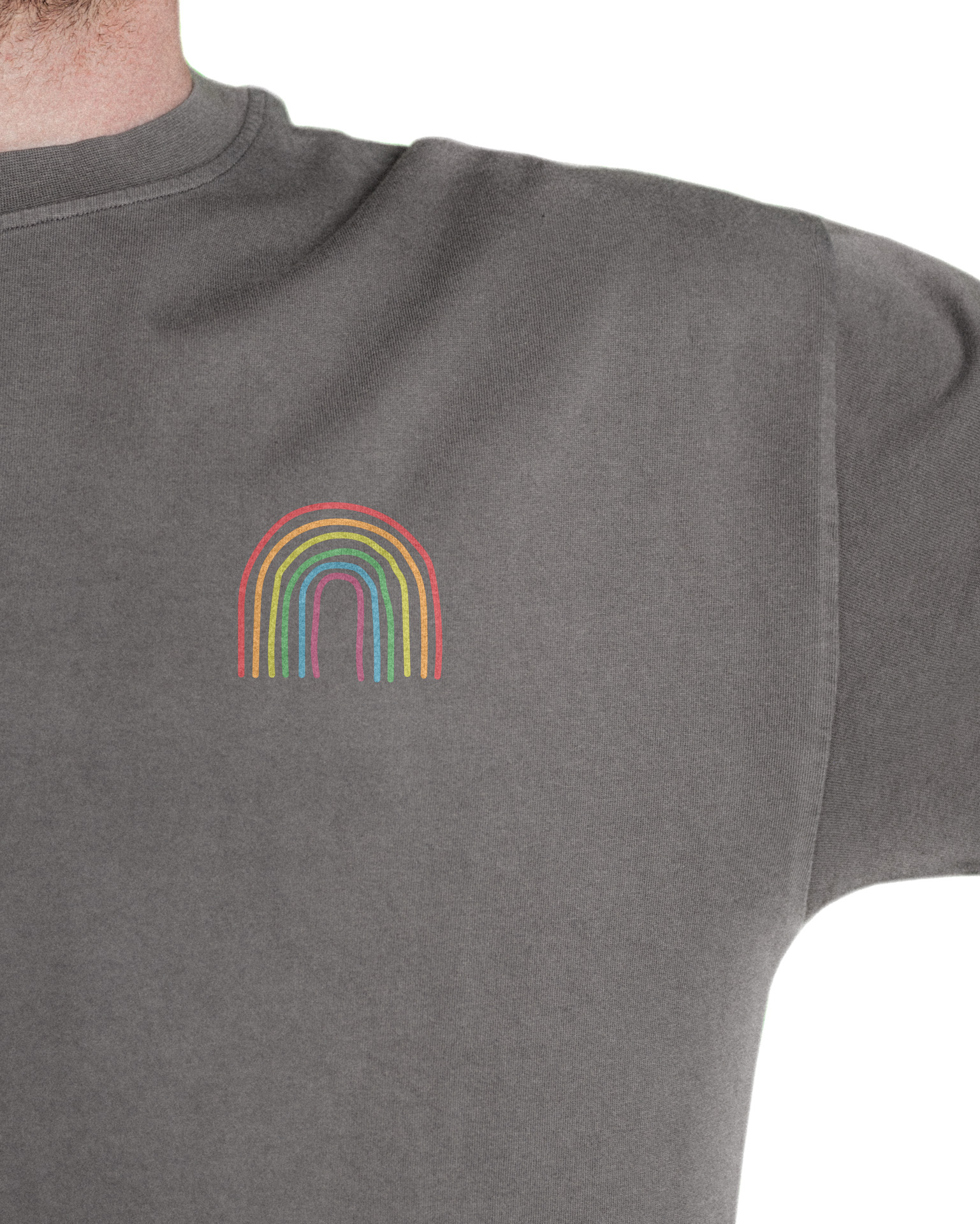 Dreamer no. 2 - Oversize Tee, pigment-grey – Bild 2