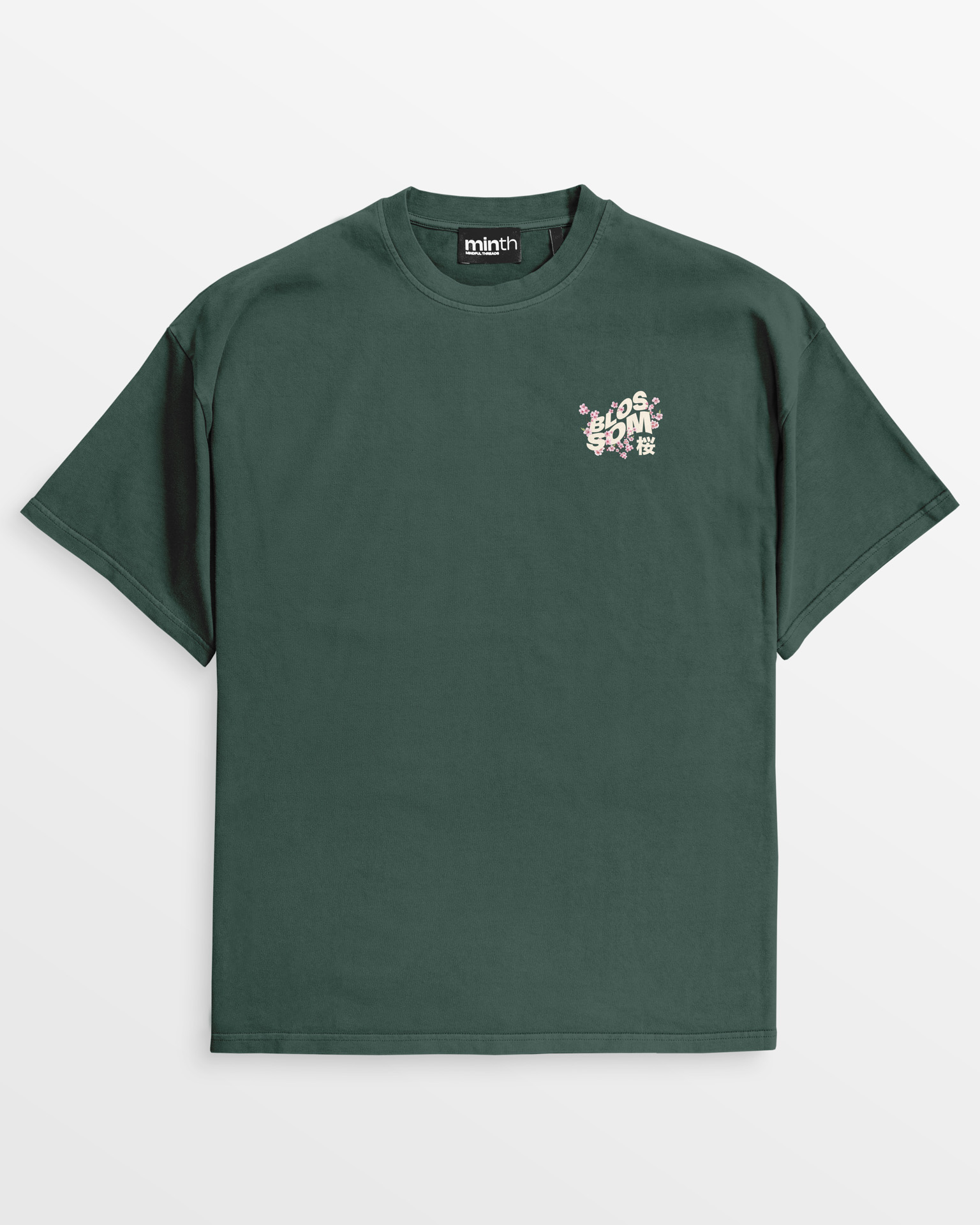Blossom - Oversize Tee, wild-green – Bild 2