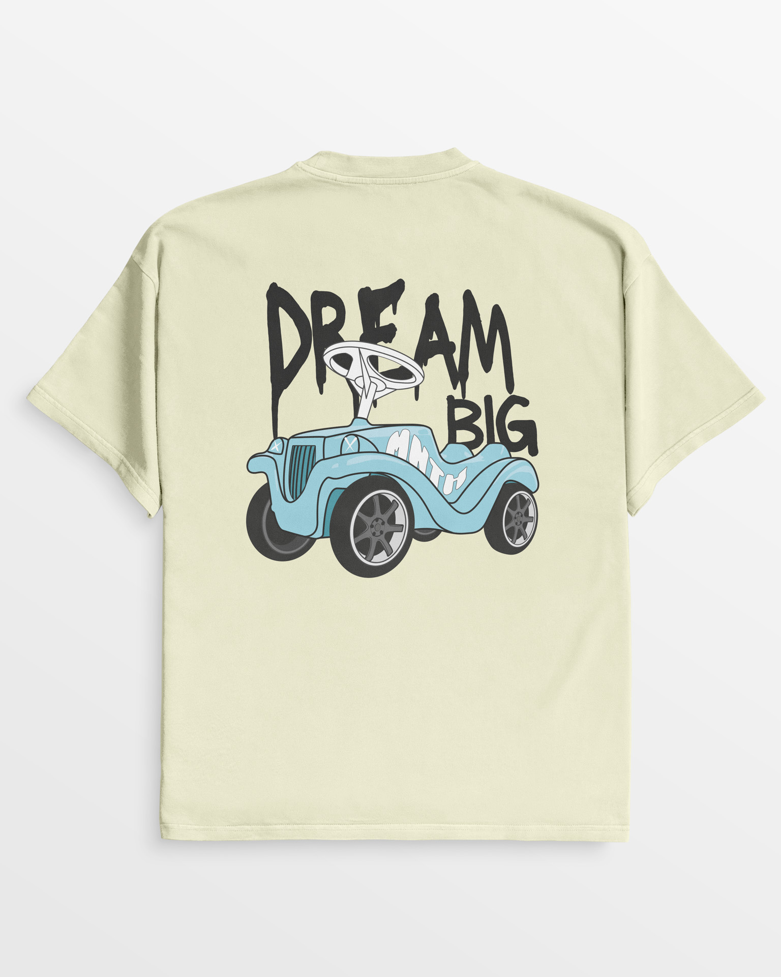 Dream Big - Oversize Tee, cream – Bild 2