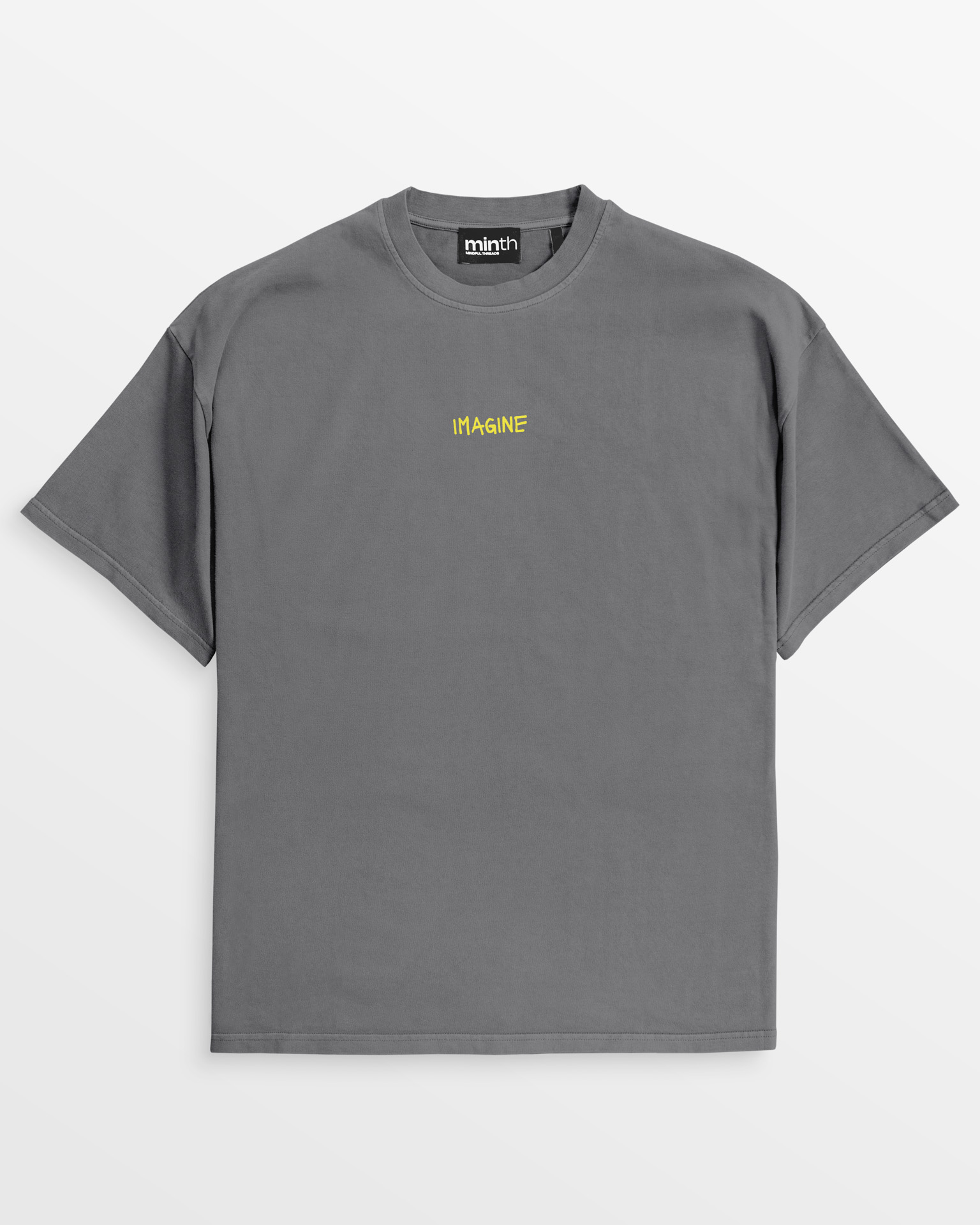 IATP no.2 - Oversize Tee, pigment-grey – Bild 3